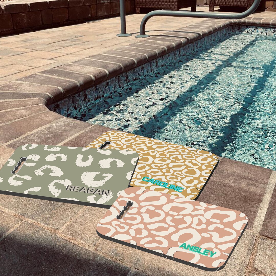 Personalized Swimsuit Saver, Poolside Mat, Personalized Sit on Side of