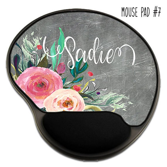 Personalized Mouse Pads Get Wrist Support Teacher Etsy