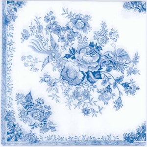 Decoupage-Servietten | Asiatischer Fasan Porzellanmuster Klassisches viktorianisches Burlev-Design | Papierservietten für Decoupage