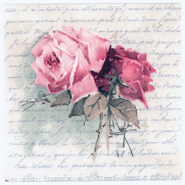 Vintage Paper Roses - Etsy