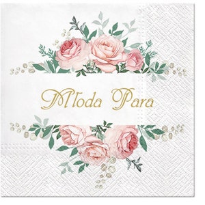 4 Decoupage Napkins | Flower frame  | decorative Napkins | Flower Napkins for Decoupage