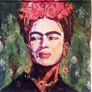 4 Decoupage Napkins La Dolorosa in Art Napkins frida Kahlo's Beauty ...