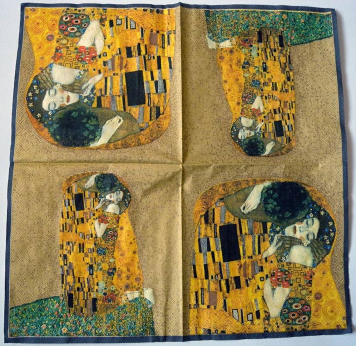 Decoupage Paper Napkins Gustav Klimt's Der Kuss The Etsy 日本