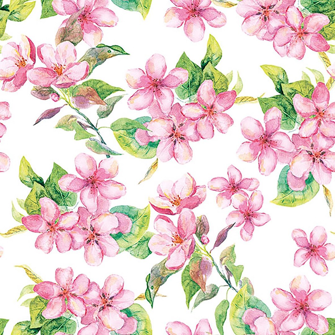 Cherry Blossom Decoupage Napkins: Spring Floral Paper (set of 4) - Etsy
