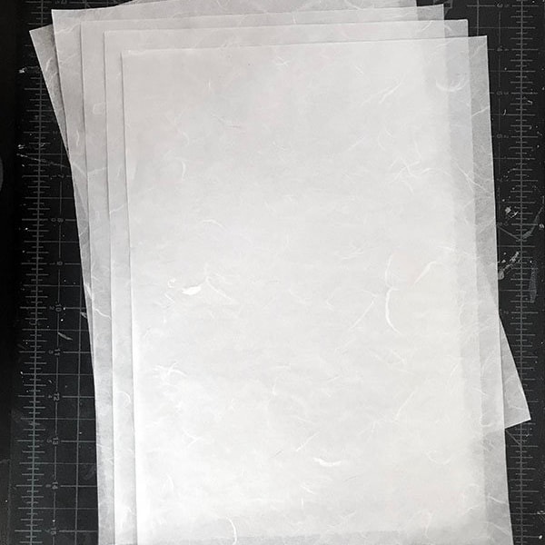 A4  Mulberry Paper for Decoupage l Rice paper for decorative supplies 30gm