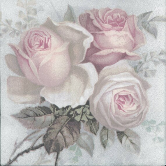4 x Single Paper Napkins Bouquets Flowers for Decoupage Crafting and Table 25