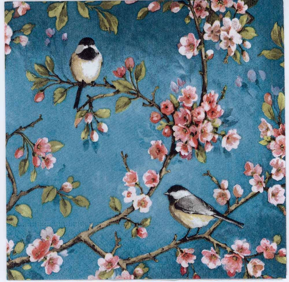 Forsythia and Bird Napkins for Decoupage – Ninnys Napkins