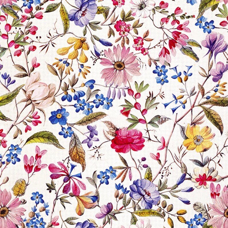 4 Pájaro individuales y Mariposa Decoupage Servilletas álbumes de recortes medios mixtos