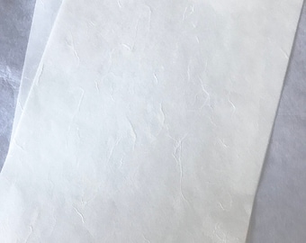 A4 Mulberry Rice Paper: Decoupage, Printing, & Crafts (36gsm)