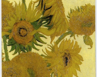 Van Gogh Sonnenblumen Decoupage Servietten - Set mit 4 Servietten