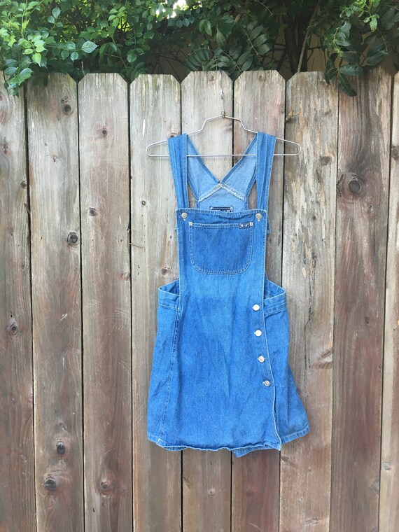 Vintage Denim Overall Skort
