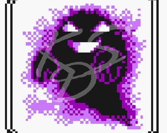 The Ghost of Lavender Tower RBY Cross Stitch Pattern