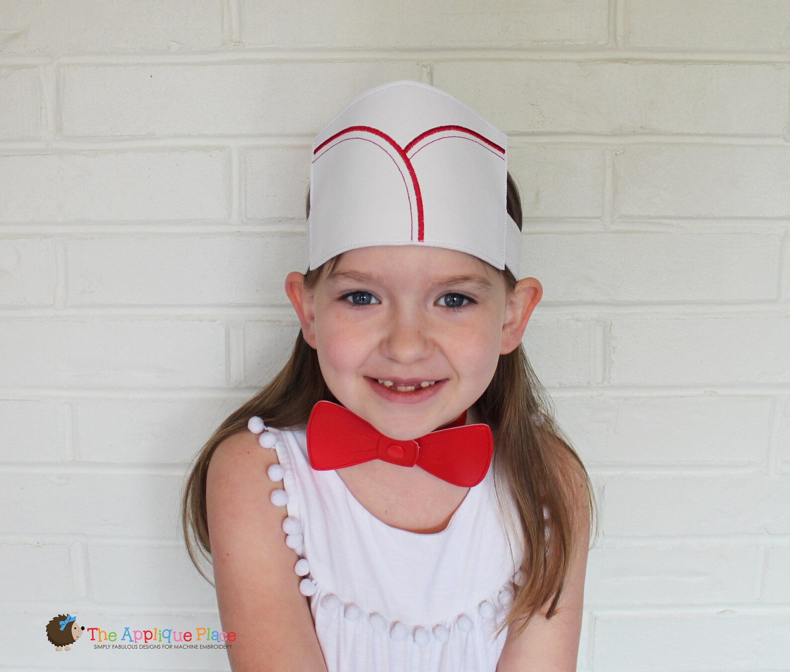 ITH PATTERN Ice Cream Parlor Hat Costume Machine Embroidery Etsy