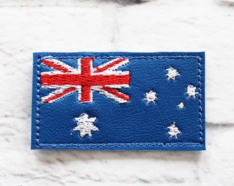 PATTERN - Feltie - Australia Flag - In the hoop - Machine Embroidery PATTERN Digital File Instant Download Design - The Applique Place
