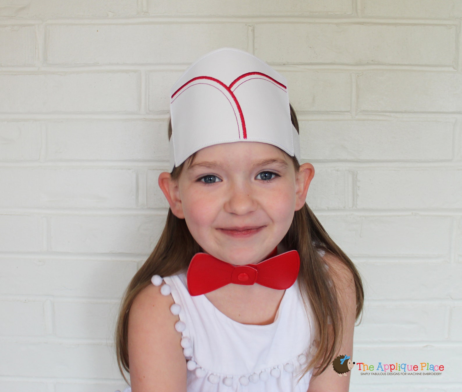 ITH PATTERN Ice Cream Parlor Hat Costume Machine Embroidery Etsy