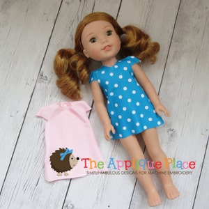 Doll Clothing Pattern - In The Hoop ITH * Tunic * for * 14 INCH DOLLS * Machine Embroidery Digital Design File with Tutorial