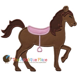 Horse 3 Applique Design , Instant Digital Download File for Machine Embroidery , 4X4 5X7 6X10 in dst esp hus jef pes sew vip xxx