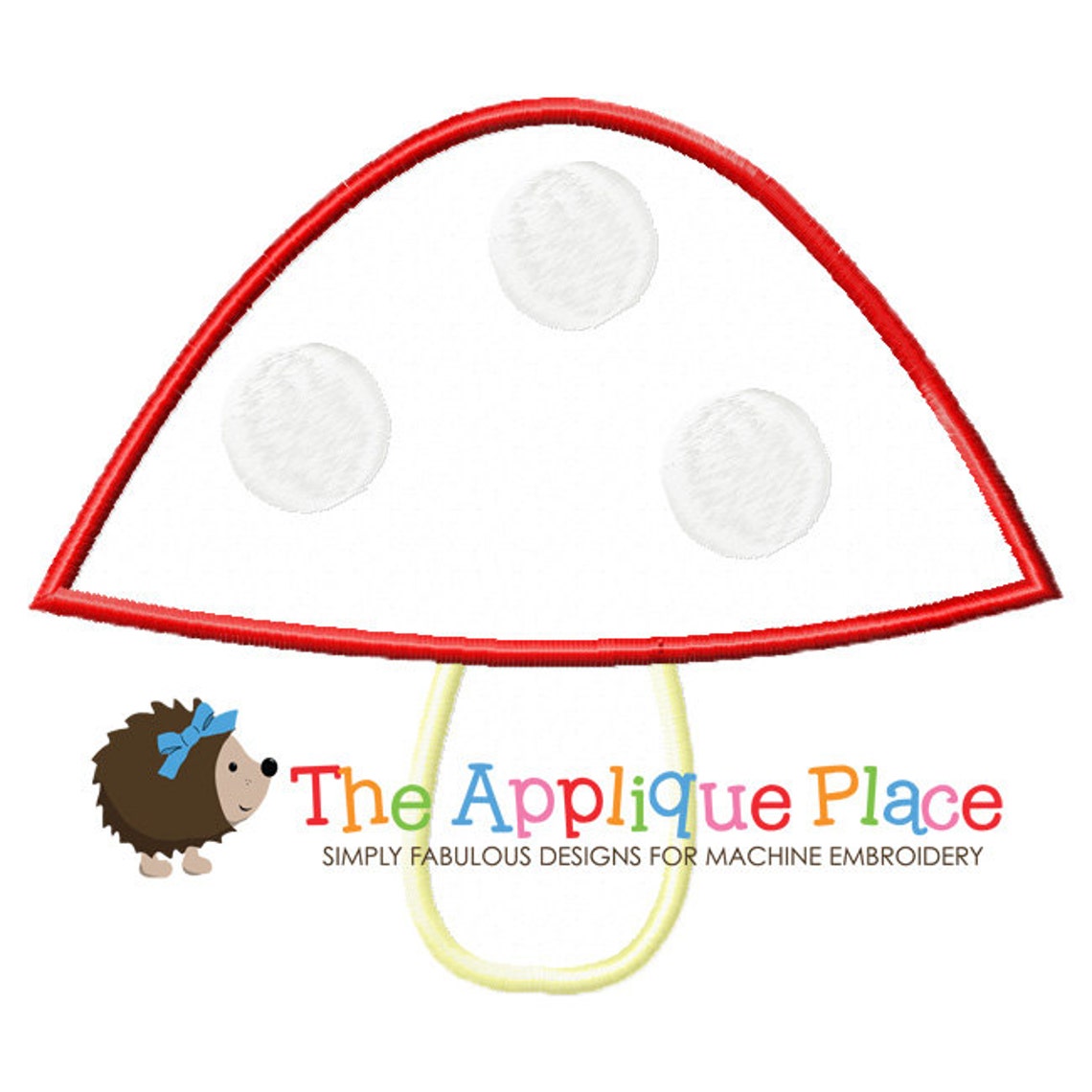 Toadstools Design Toadstool Applique Design Instant Digital Download File for | Etsy