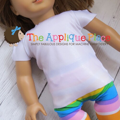 Doll Clothing PATTERN in the Hoop Doll Bib for 15 INCH Etsy