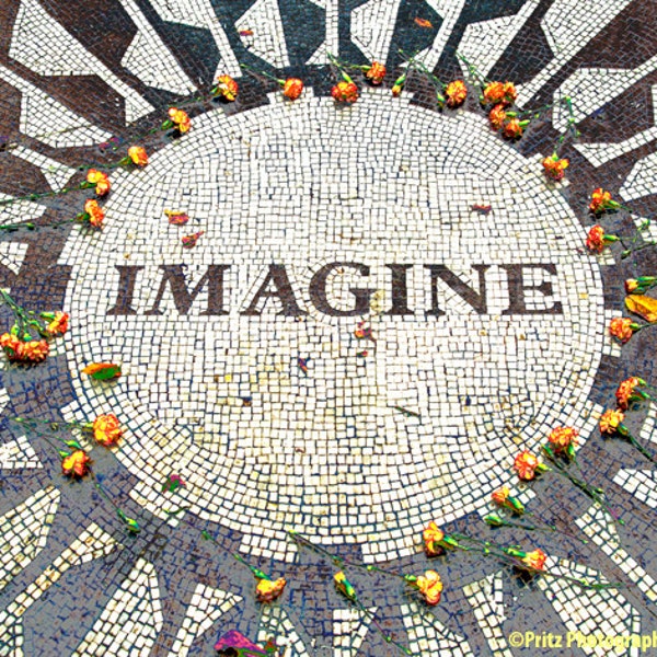 Imagine, Strawberry Fields, Central Park, 8"x10"-16"x20" prints