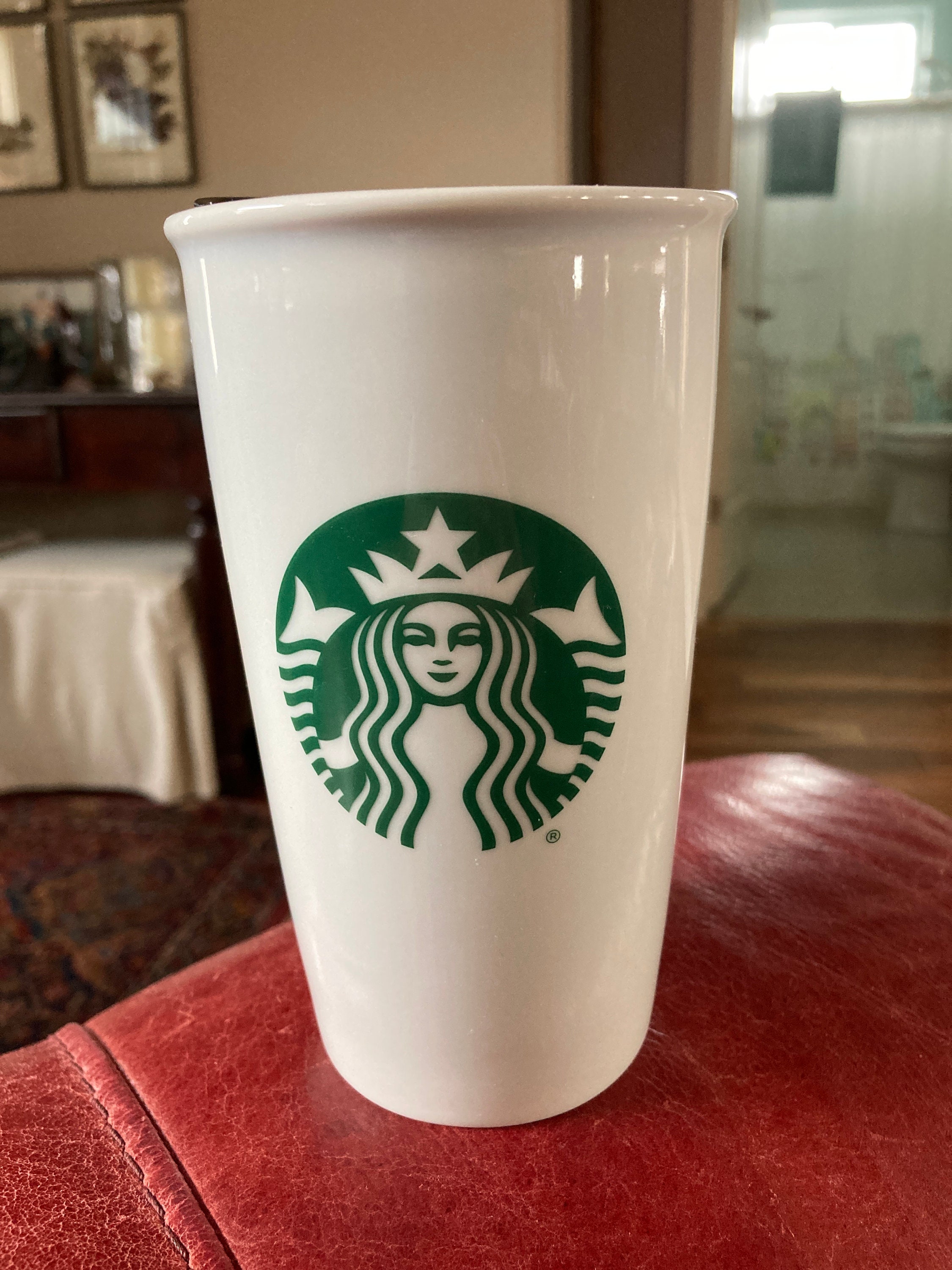 Starbucks California Double Walled Ceramic Travel Traveler Coffee  Mug - 12 Oz: Coffee Cups & Mugs