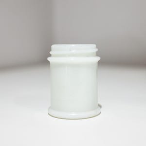 Vintage Anfang der 1900er Jahre weißes Milchglas Schönheitscreme