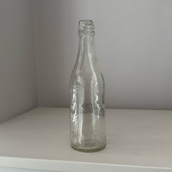 Moore Bros Swanscombe vintage clear glass bottle soda pop soft drinks