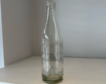 Mackintosh ltd Plumstead MB 1958 Ginger Beer frisdranken Mineraalwater helder glazen vintage fles