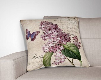 Lilac Purple Velvet Pillow Cover Pastel Purple Cushion Etsy