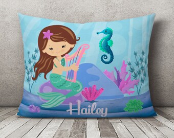 mermaid pillow case