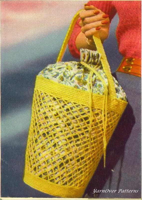 vintage crochet bag patterns