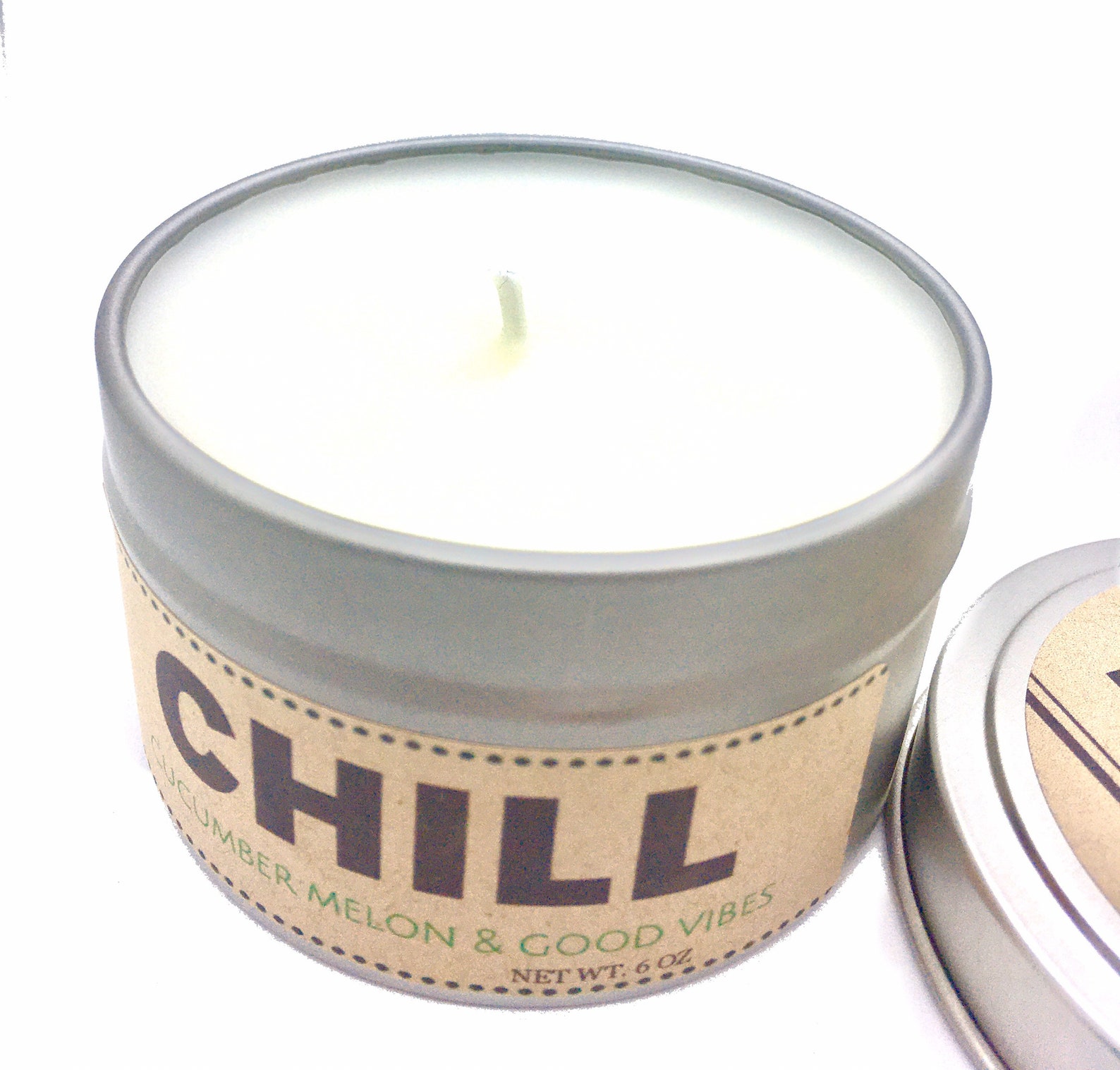 Funny Candles Scented Soy Candles in Travel Tins BOUJEE Chill Etsy
