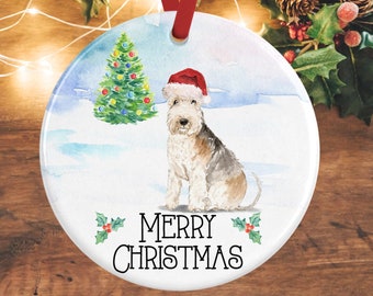 Lakeland Terrier Christmas Ornament Lakeland Terrier Christmas Decoration Personalised Dog Decoration Terrier Lover Gifts Pet Memorial