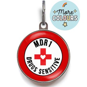 MDR1 Dog Tag, Drugs Sensitive Dog Tag