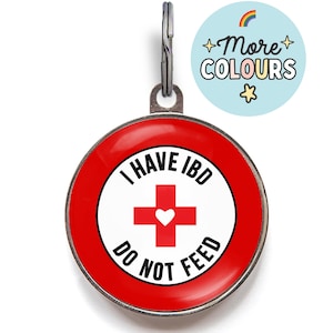 IBD Dog Tag, Inflammatory Bowel Disease - Do Not Feed Tag For Dogs or Cats