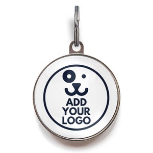 Personalisierte Hundemarken für Hundespaziergänger, benutzerdefinierte Haustiermarken für Hundehütten, Tiersitter, Hundetagesstätten, individuelle Logo-Schlüsselanhänger