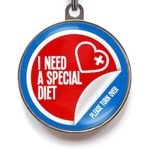 I Need A Special Diet Medical Pet ID Tag
