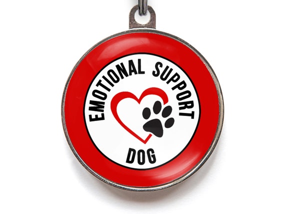 Emotional Support Dog Tag ESA Dog Tag - Etsy Emotional Support Dog Tag ESA Dog Tag - Etsy