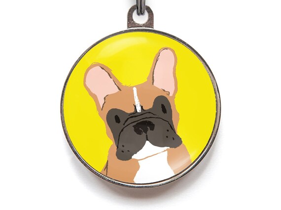 Frenchie id tag sale