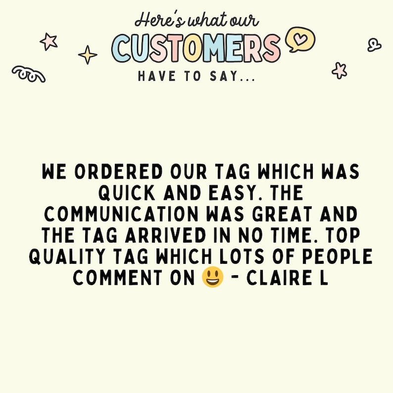 a cartoon picture with a caption that reads, here's what customers have