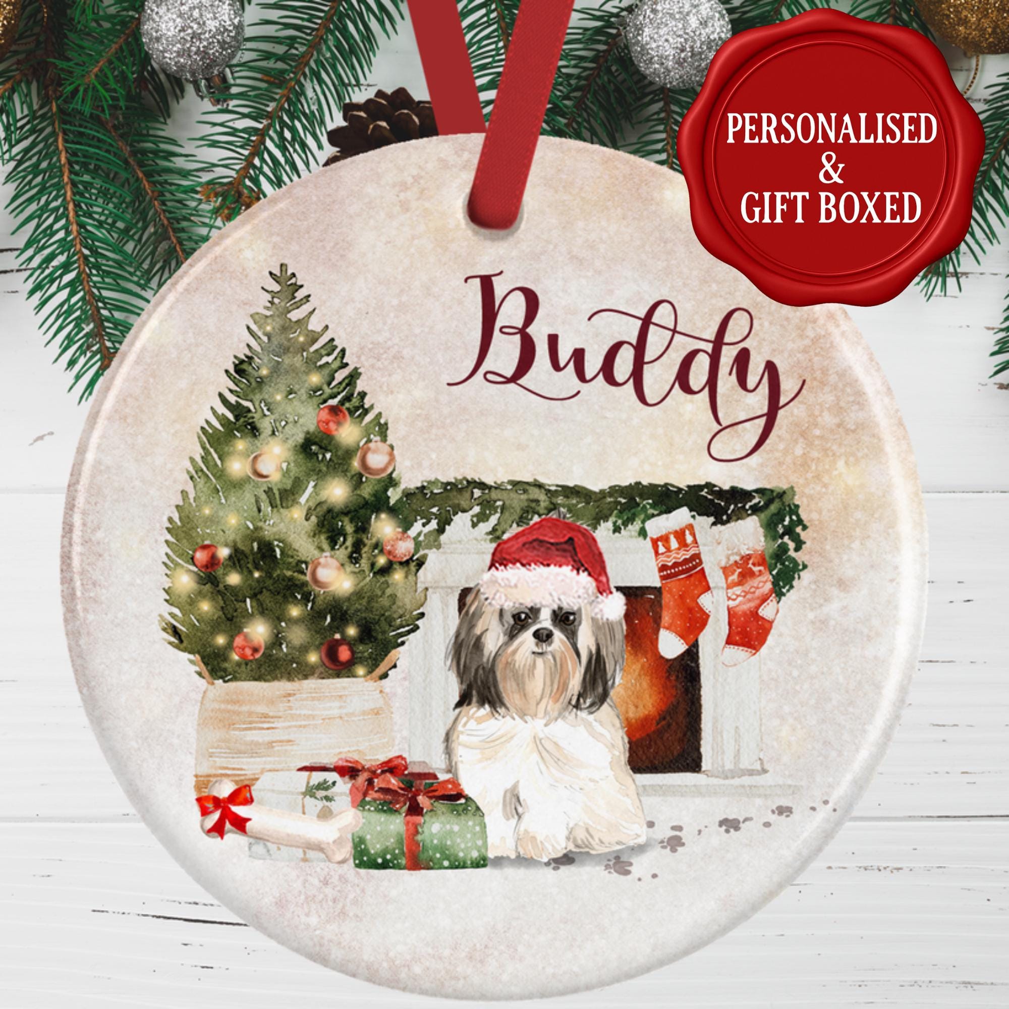 【SOLD】クリスマス⭐オーナメント ３個セット シーズー sold】クリスマス⭐飾り シーズー Amazon.co.jp: Hi-Line Gift