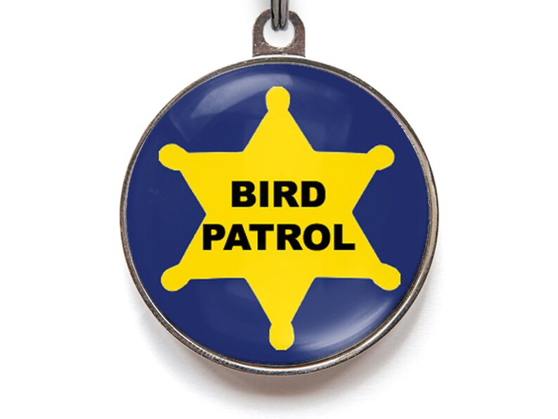 Bird Patrol Cat Tag