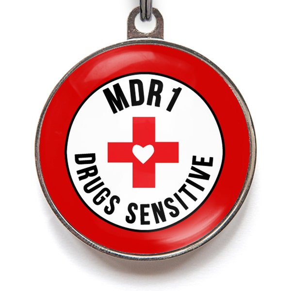 MDR1 Dog Tag, Drugs Sensitive Dog Tag