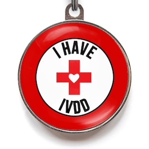 IVDD, Intervertebral Disc Disease, Medical Tag For Cats and Dogs