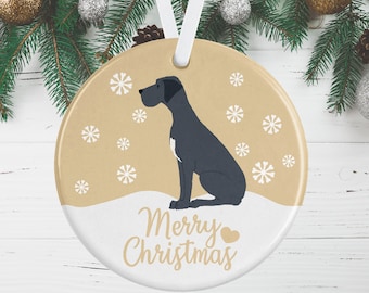 ダックスフントのクリスマスオーナメント – パーソナライズされた