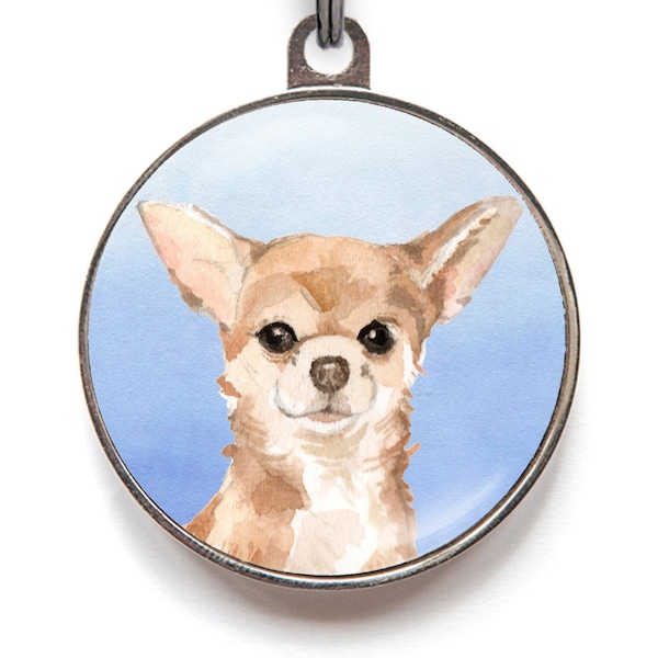 Chihuahua Dog Tag, Chihuahua Collar Charm Tag For Chihuahua Gift