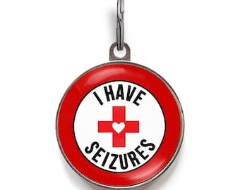 I Have Seizures Pet Tag