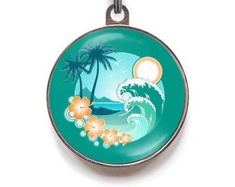 Ride The Waves Pet ID Tag | FREE Personalization