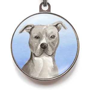 American Staffy Tag, Unique Pet Tag For American Staffordshire Terrier Gift