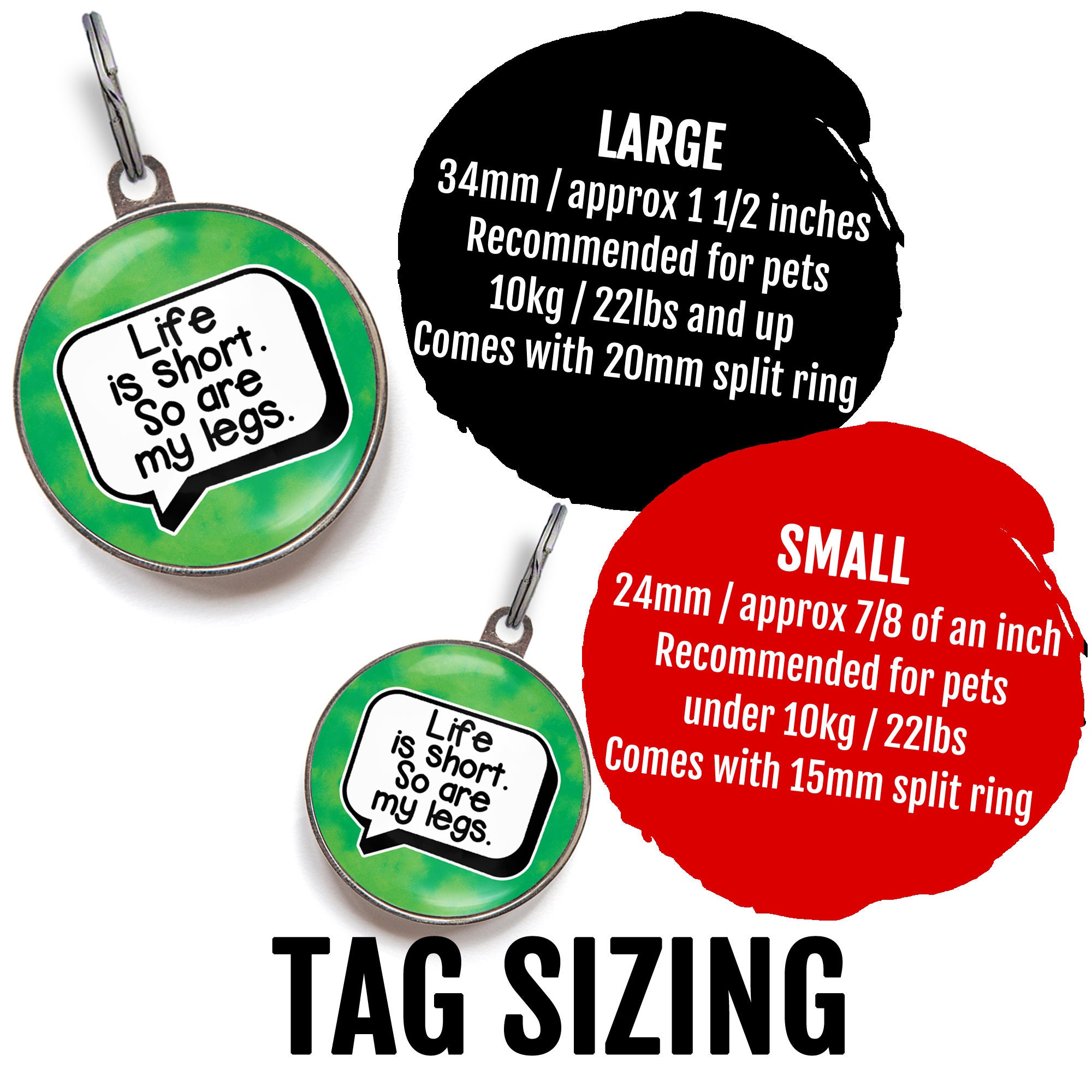 Breaking Hearts Blasting Farts Custom Pet Tag Wag-A-Tude Tags Funny Pet Tag for Dogs
